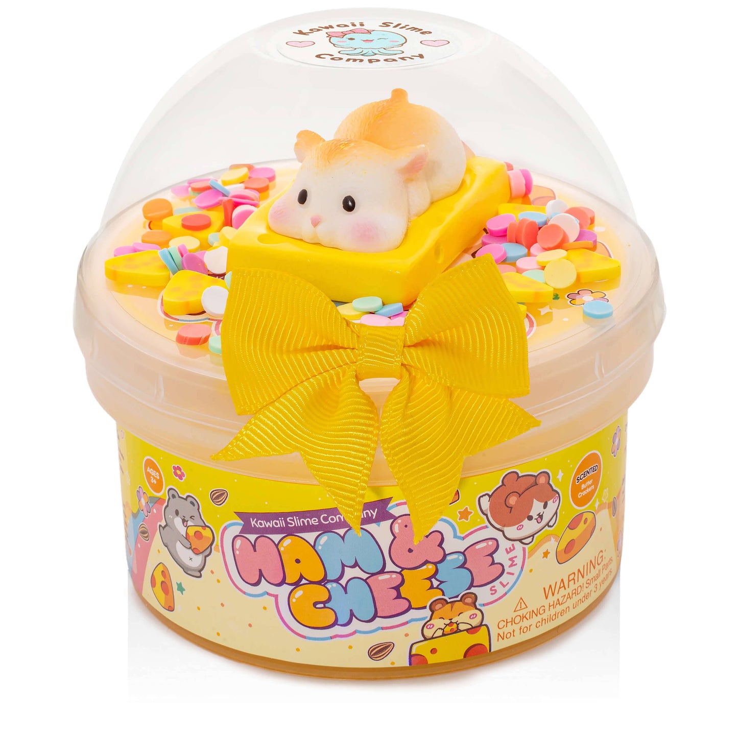 Ham & Cheese Butter Slime by Gooey by Kawaii Slime Company