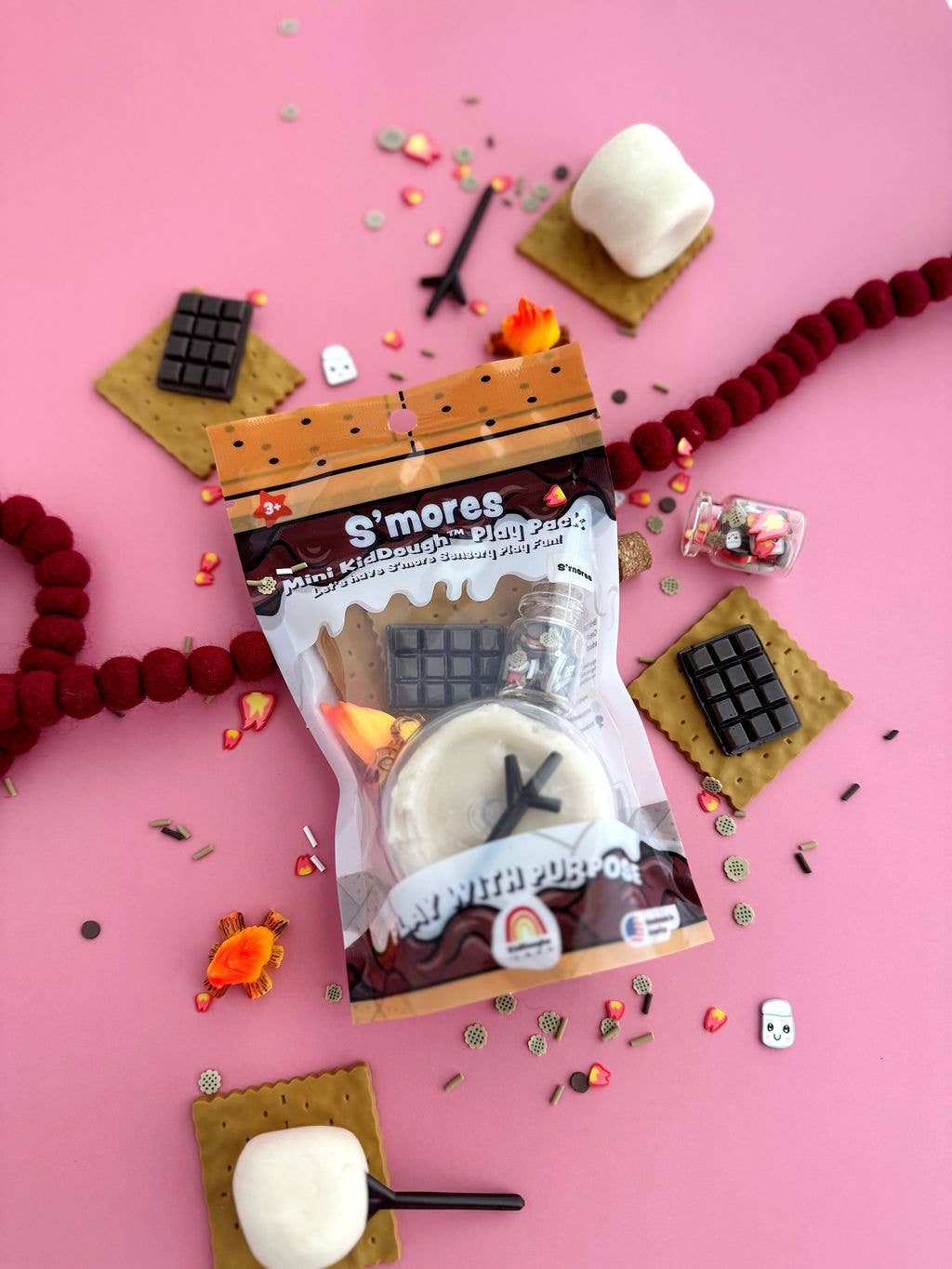 S'mores Mini Play Dough Pack