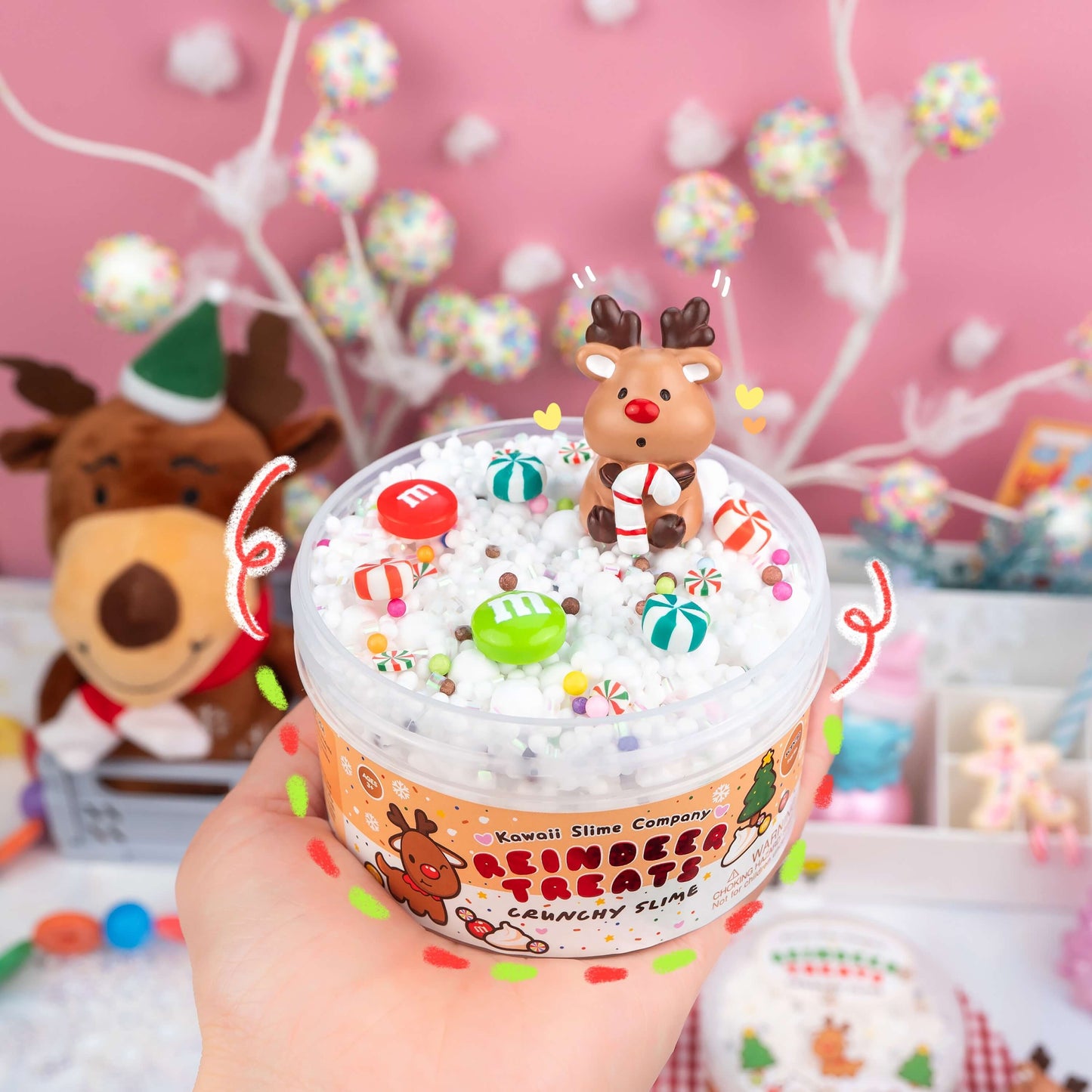 Reindeer Treats Crunchy Signature Dome™ Slime
