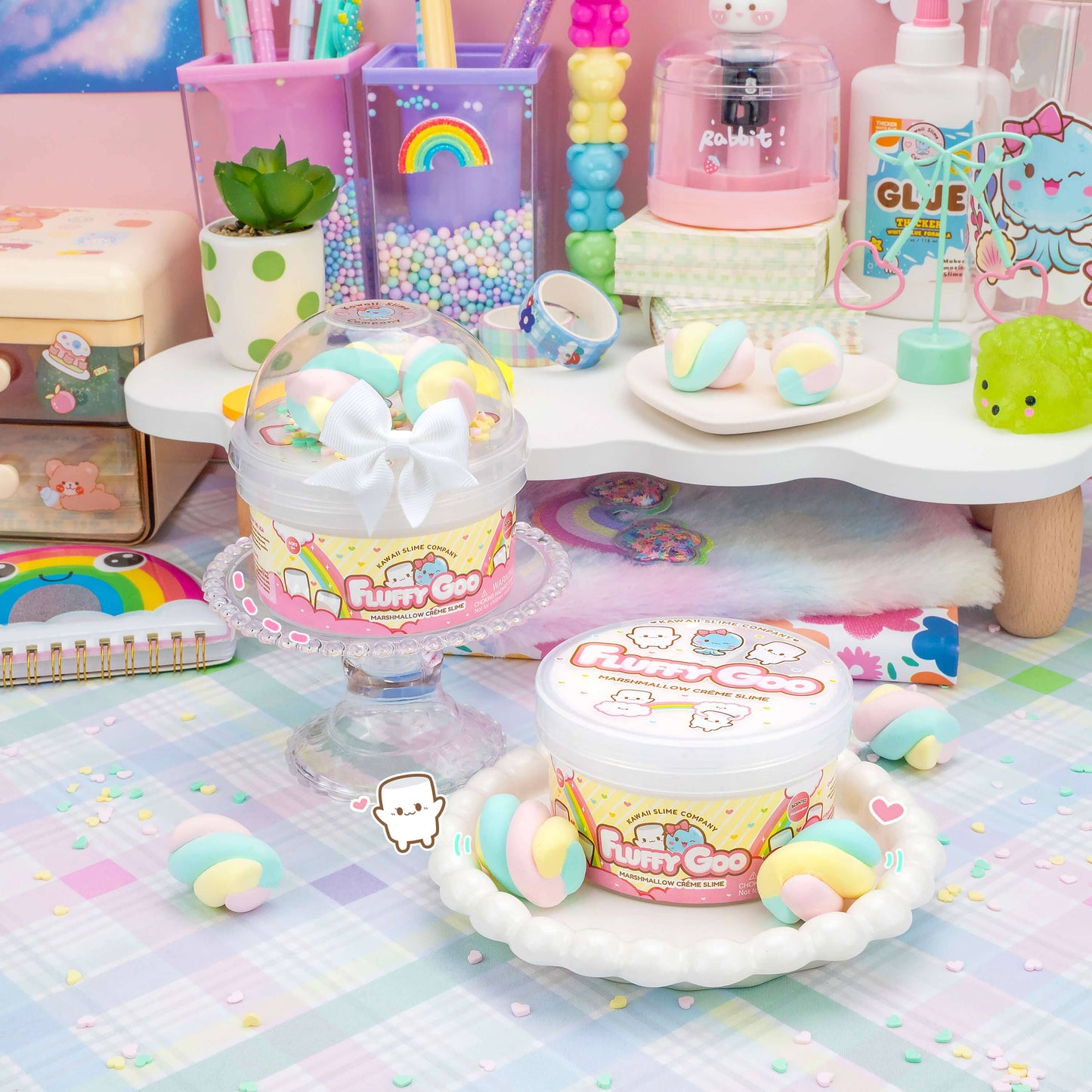 Fluffy Goo Classic Marshmallow Signature Dome™ Slime