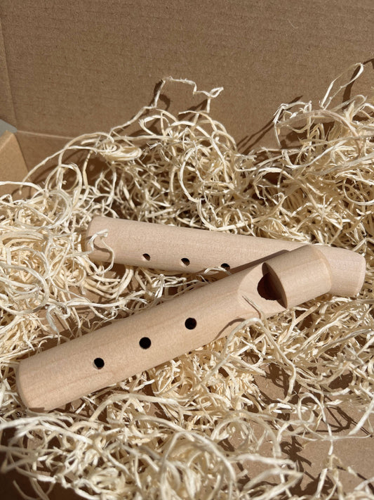 Wooden Recorder Whistle