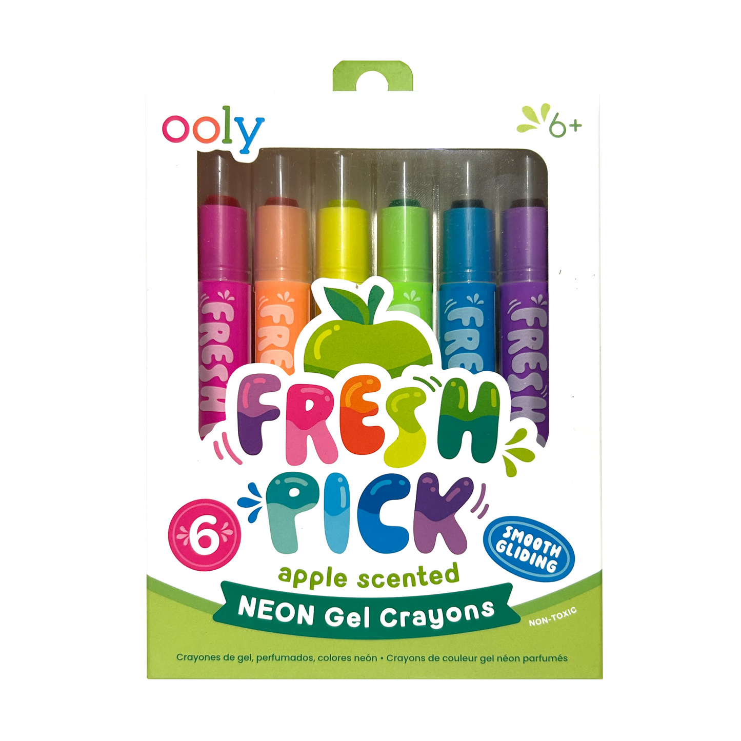 Fresh Pick Apple Scented Gel Crayons by OOLY