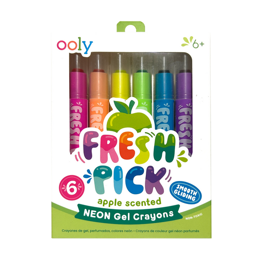 Fresh Pick Apple Scented Gel Crayons by OOLY
