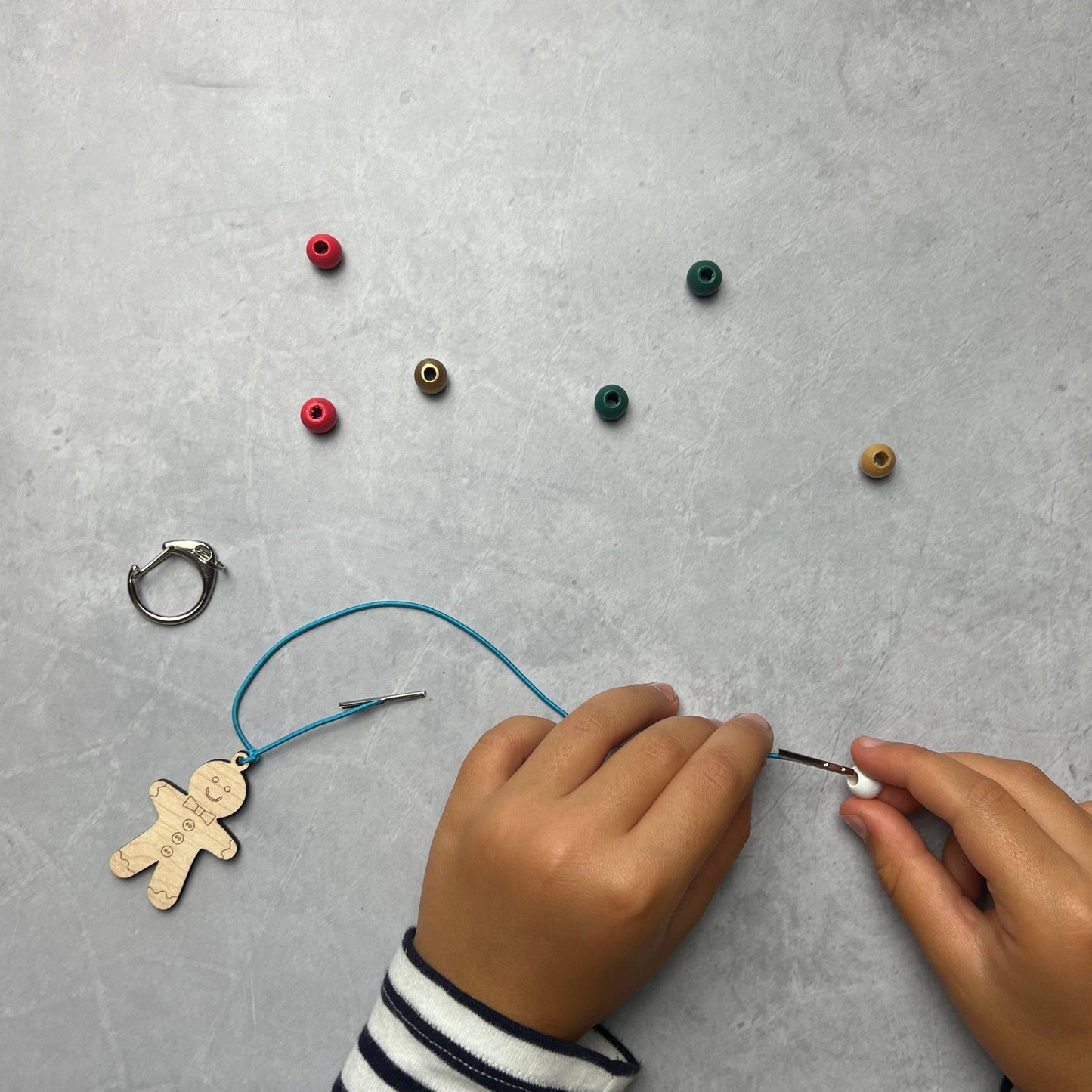 Make Your Own Gingerbread Character Keyring Craft