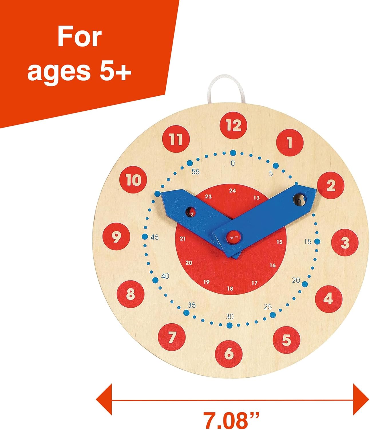 Wooden Clock - Learn to Tell Time