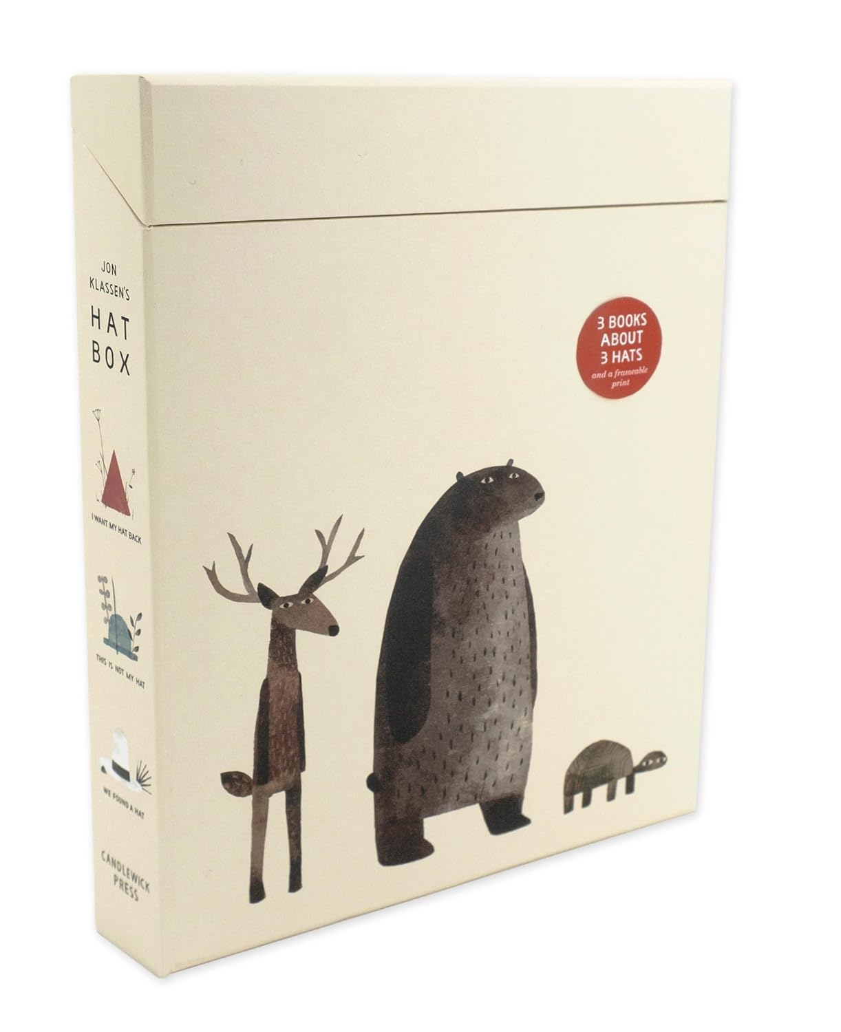Jon Klassen's Hat Box: (Keepsake Box Set Containing Three Clever Picture Books Plus a Frameable Print) (The Hat Trilogy)
