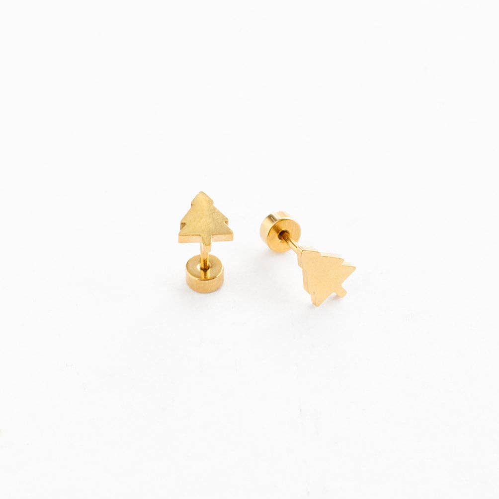Christmas Tree Stud Earrings