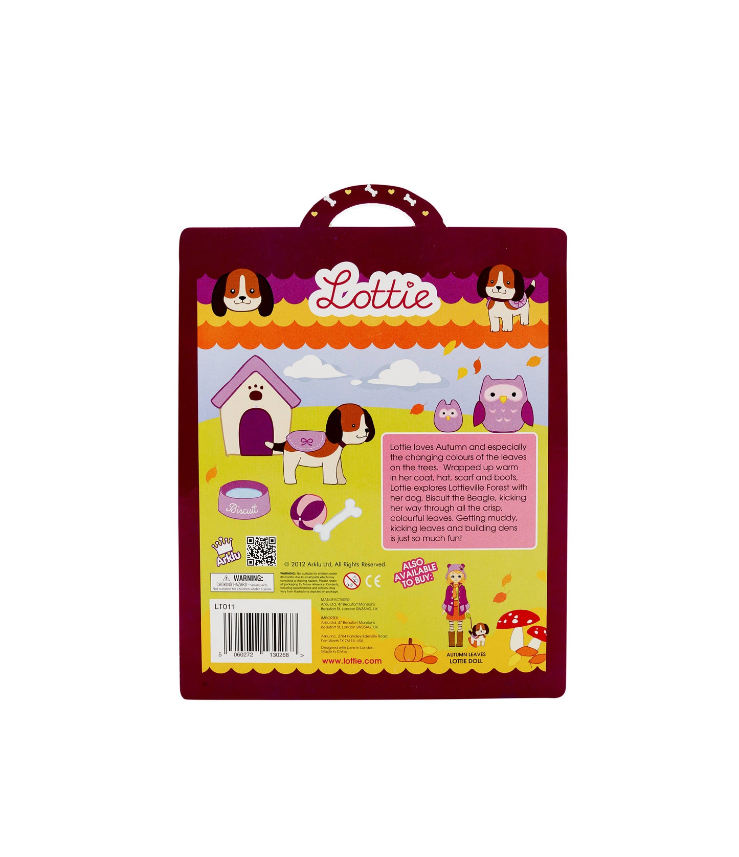Biscuit the Beagle Lottie Doll Accessory