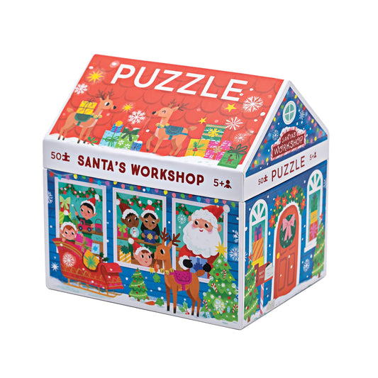 Santa's Workshop 50pc Holiday Puzzle