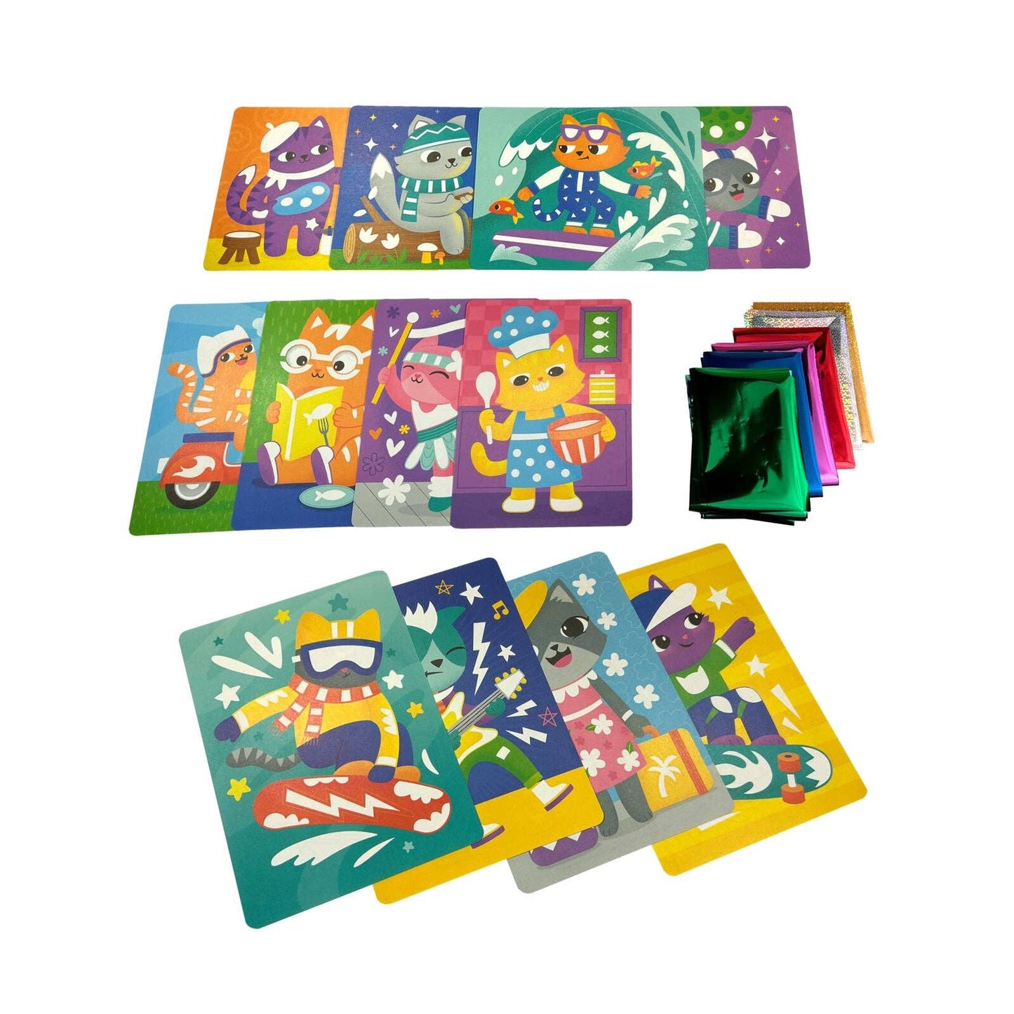 Foil-tastic: Foil Art & Coloring Fun, Meow Moments