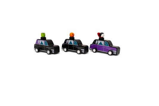 Pull Back Hearse Car with Spooky Guys