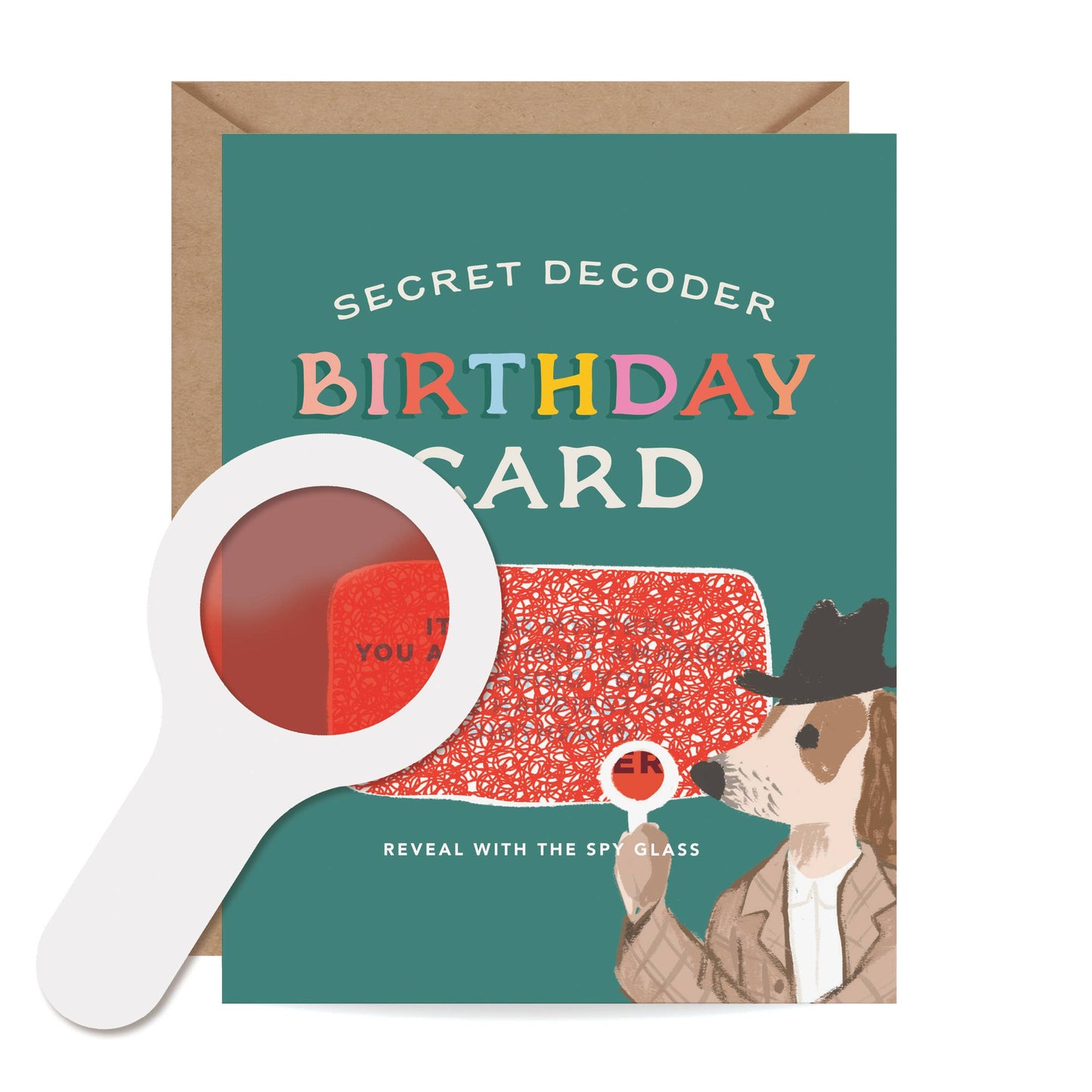 Decoder Card - Birthday Dog Detective