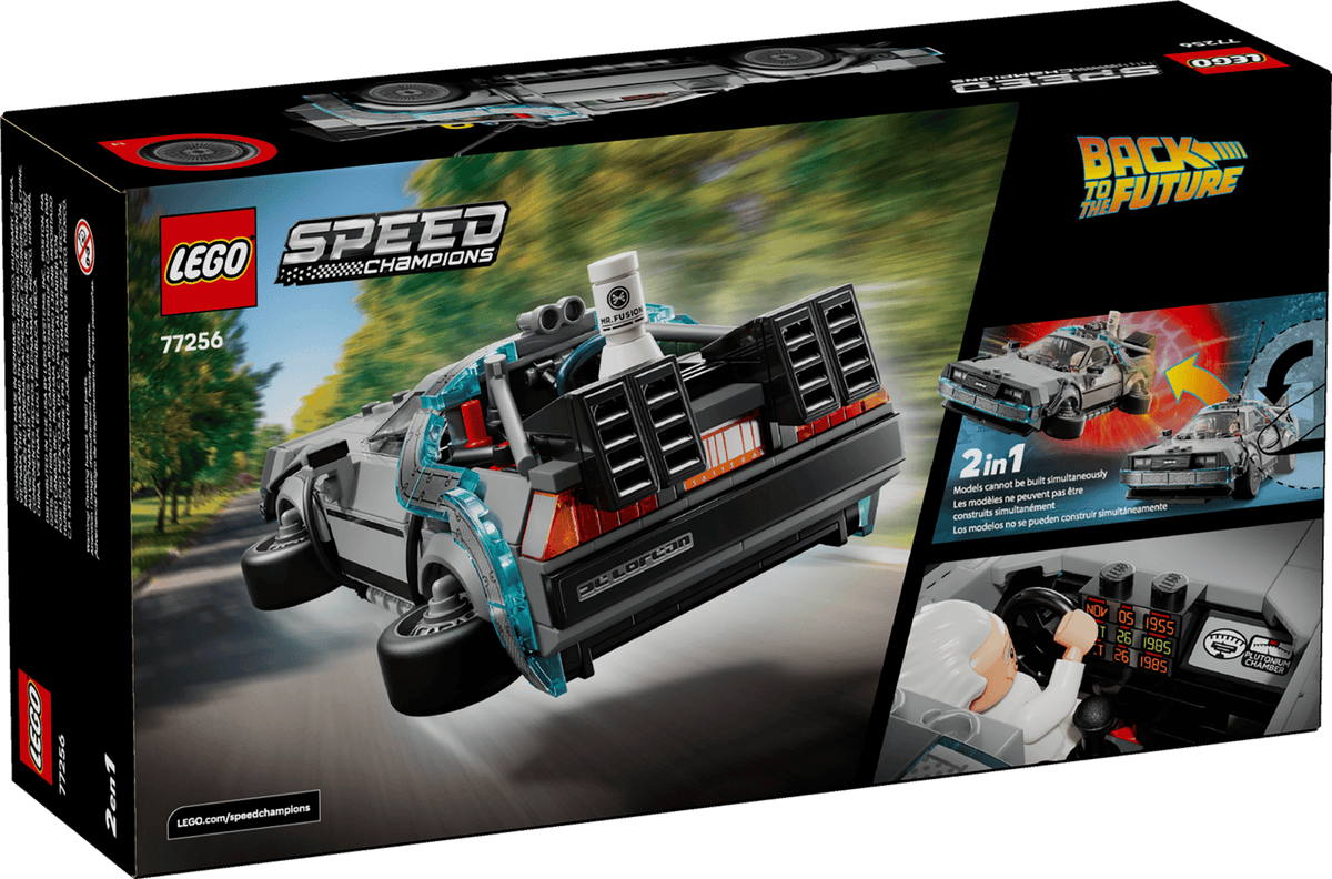 LEGO Time Machine from Back to the Future