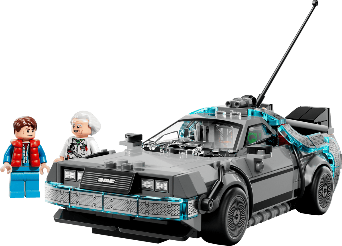 LEGO Time Machine from Back to the Future