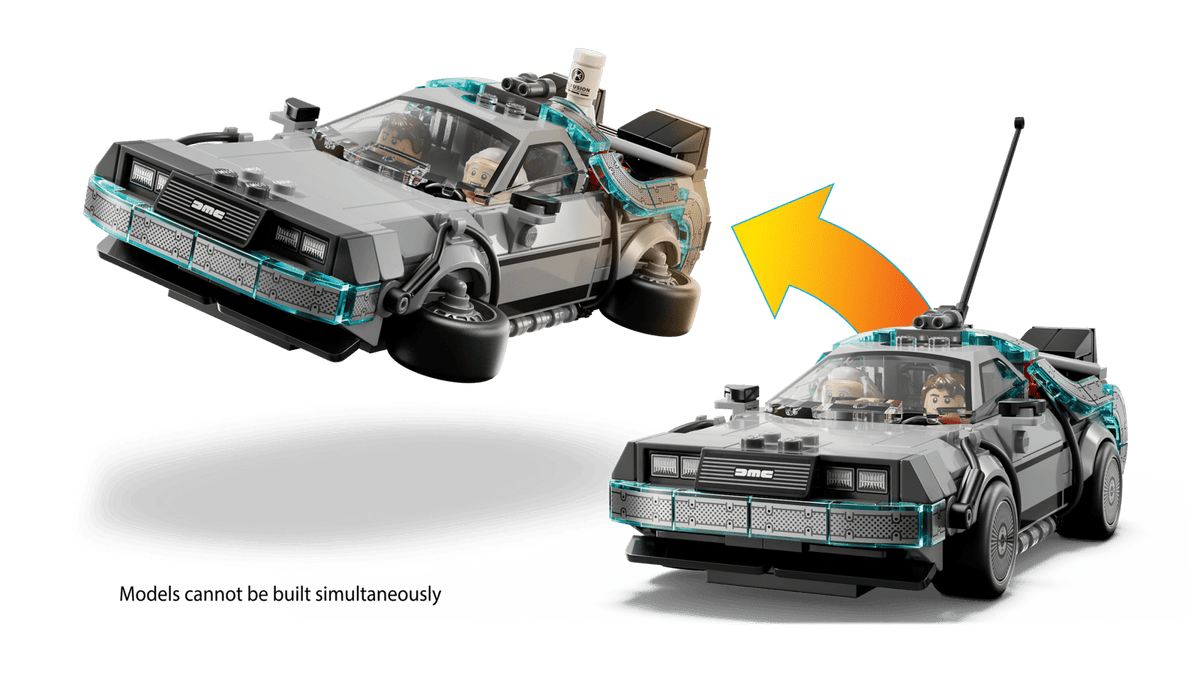 LEGO Time Machine from Back to the Future