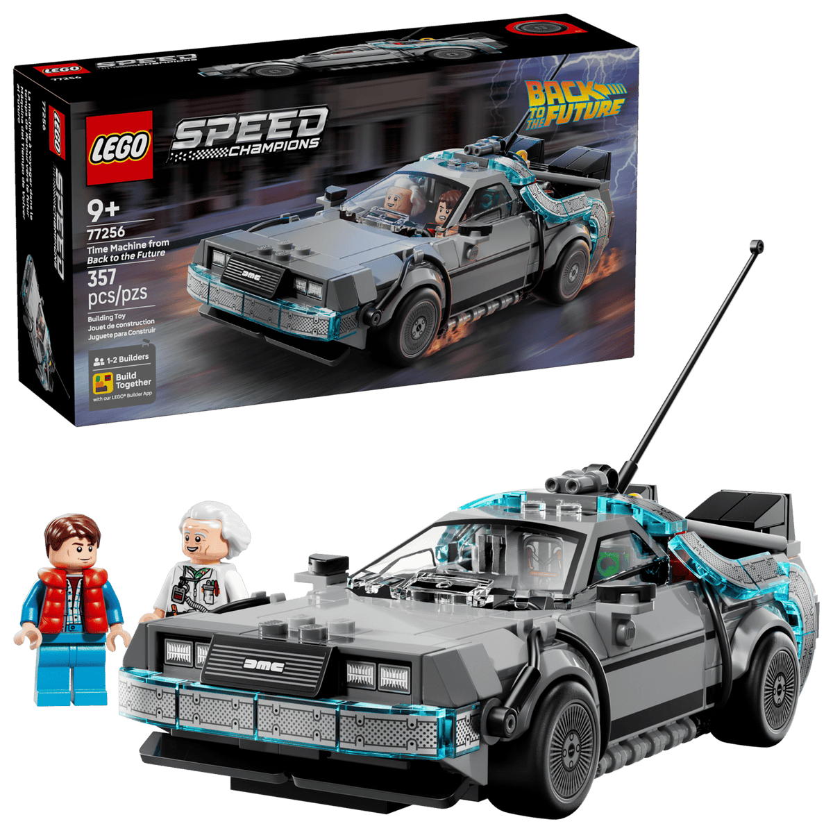 LEGO Time Machine from Back to the Future