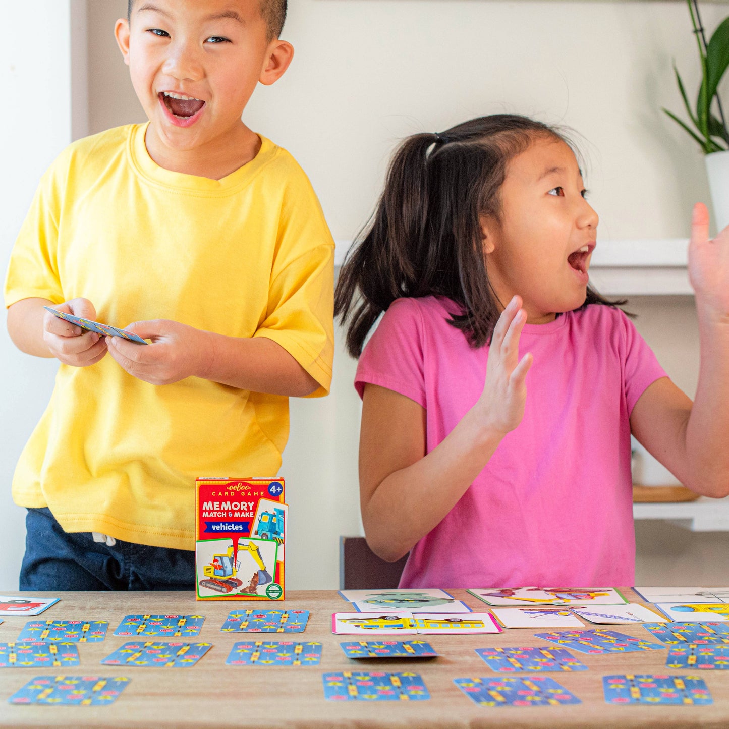 Vehicles Memory Match & Make Card Game