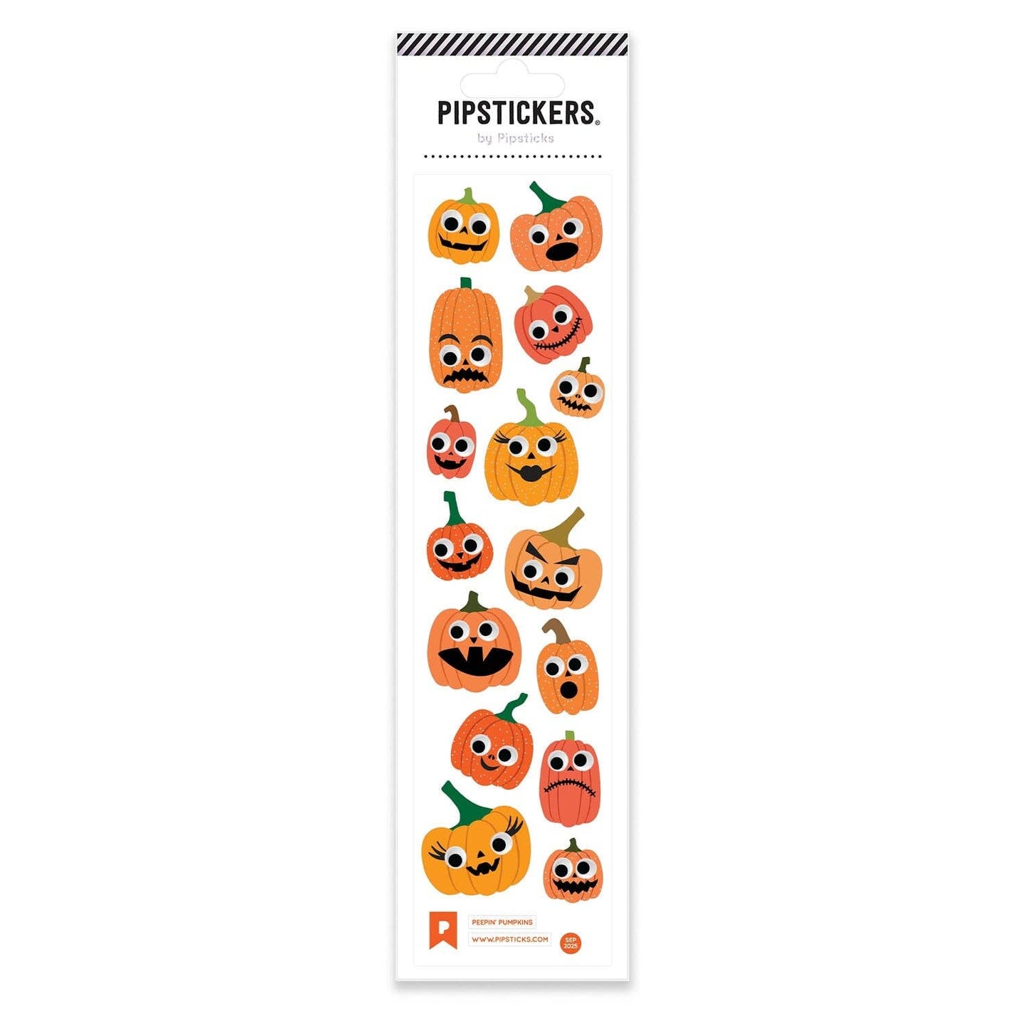 Peepin' Pumpkins Googly Eye Stickers