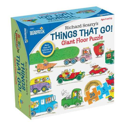 Richard Scarry's Things That Go Floor Puzzle