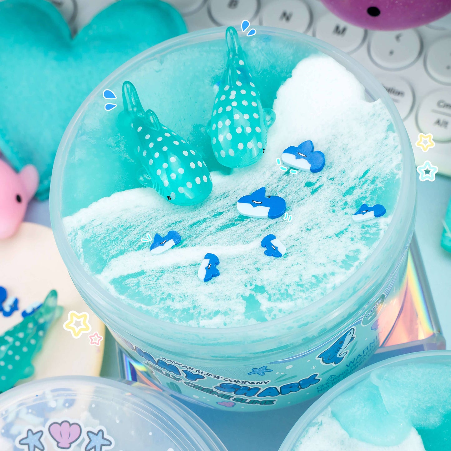 Gummy Shark Jelly Creme Signature Dome™ Slime