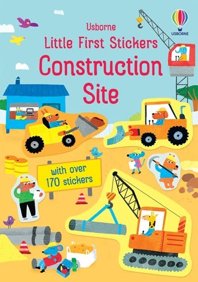 Little First Stickers: Construction Site by Usborne