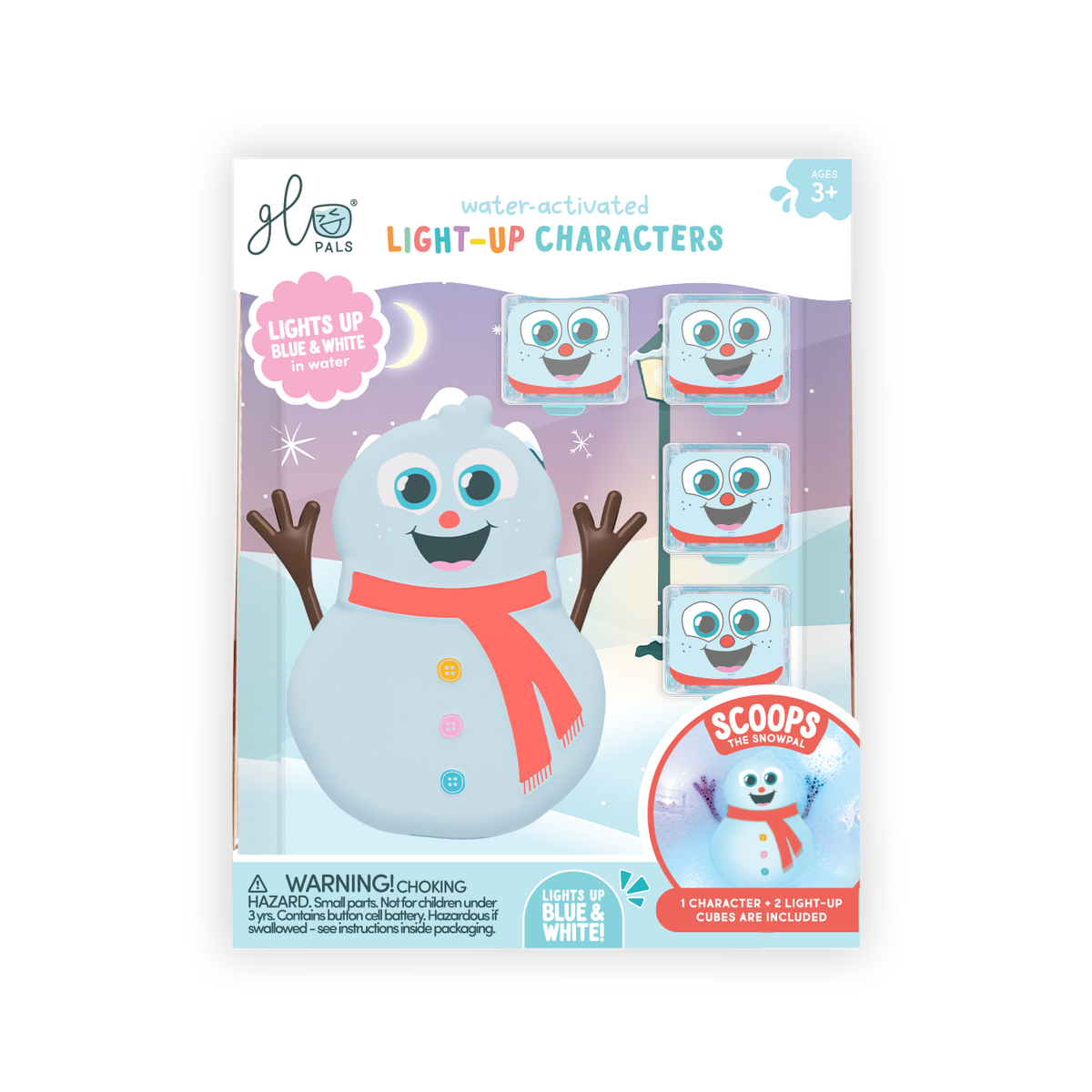 Glo Pals Scoops The Snow Pal Character
