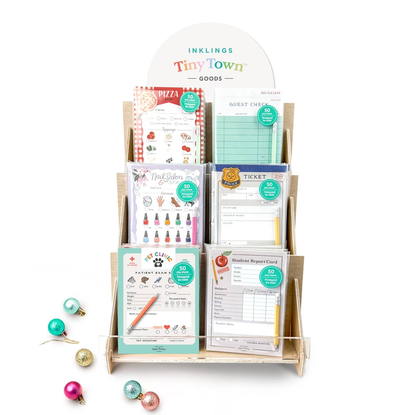 Inklings Tiny Town™ Play Notepad - Nail Salon & Spa