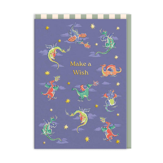 Cath Kidston Make A Wish Dragons Greeting Card