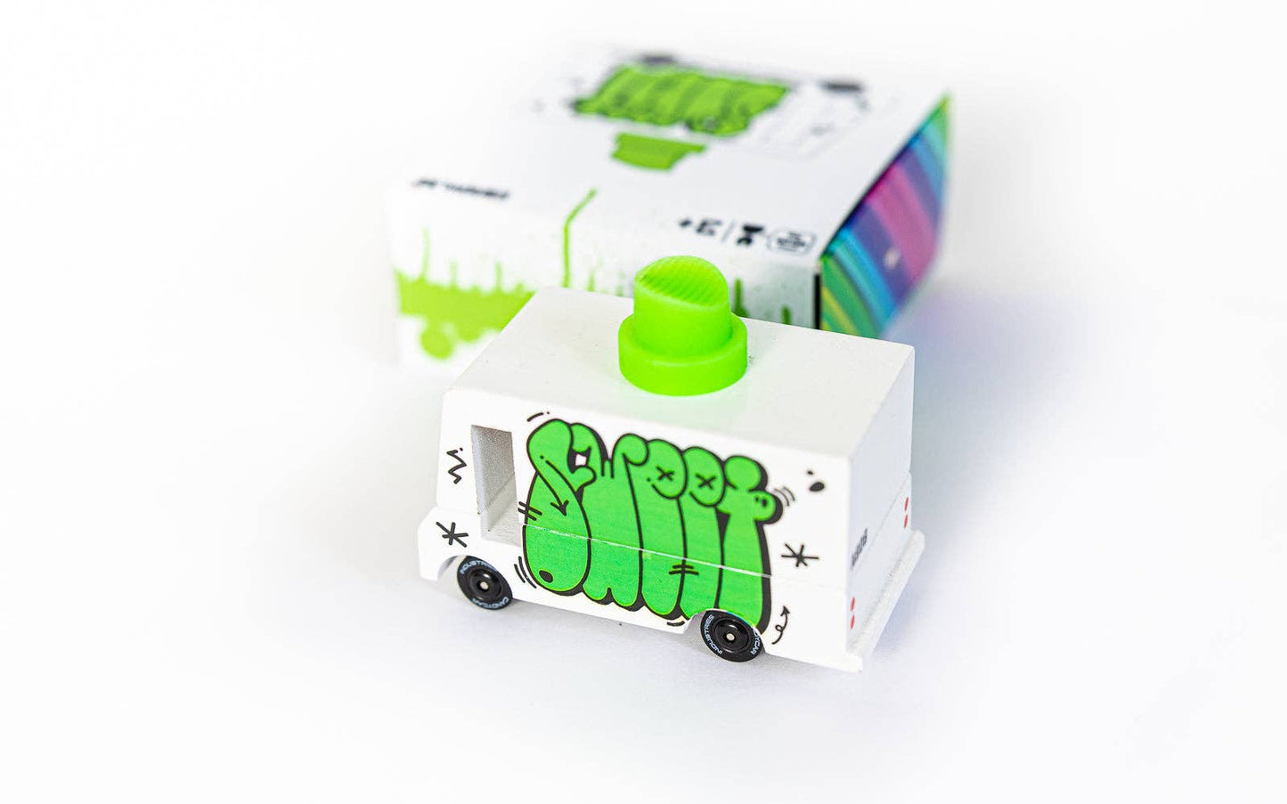 Graffiti Green Van Candylab Car