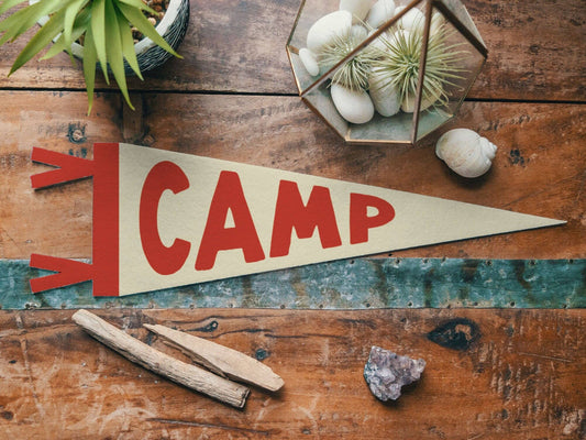 Camp Felt Pennant - Bold Vintage