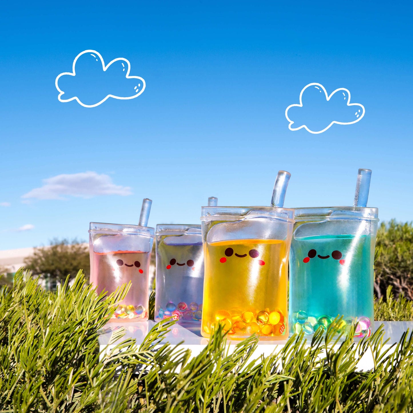 Kawaiian Sun Fruit Juice Squishy (Assorted Colors)
