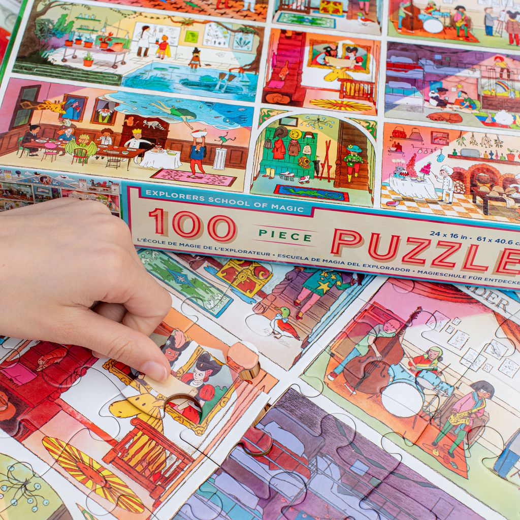 Explorers School of Magic 100 Piece Puzzle by eeBoo
