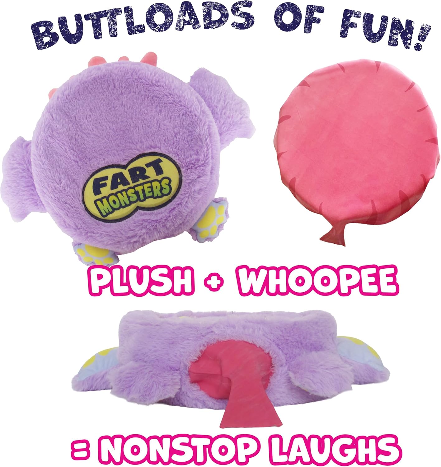 Fart Monsters Scented Plush Toy (Assorted Colors)