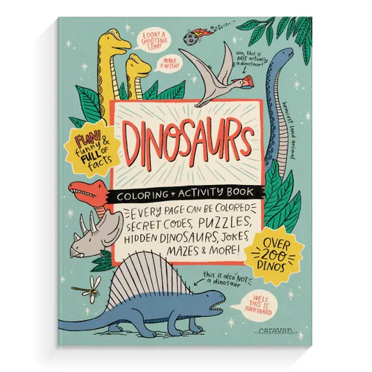 Dinosaurs Coloring + Activity Book