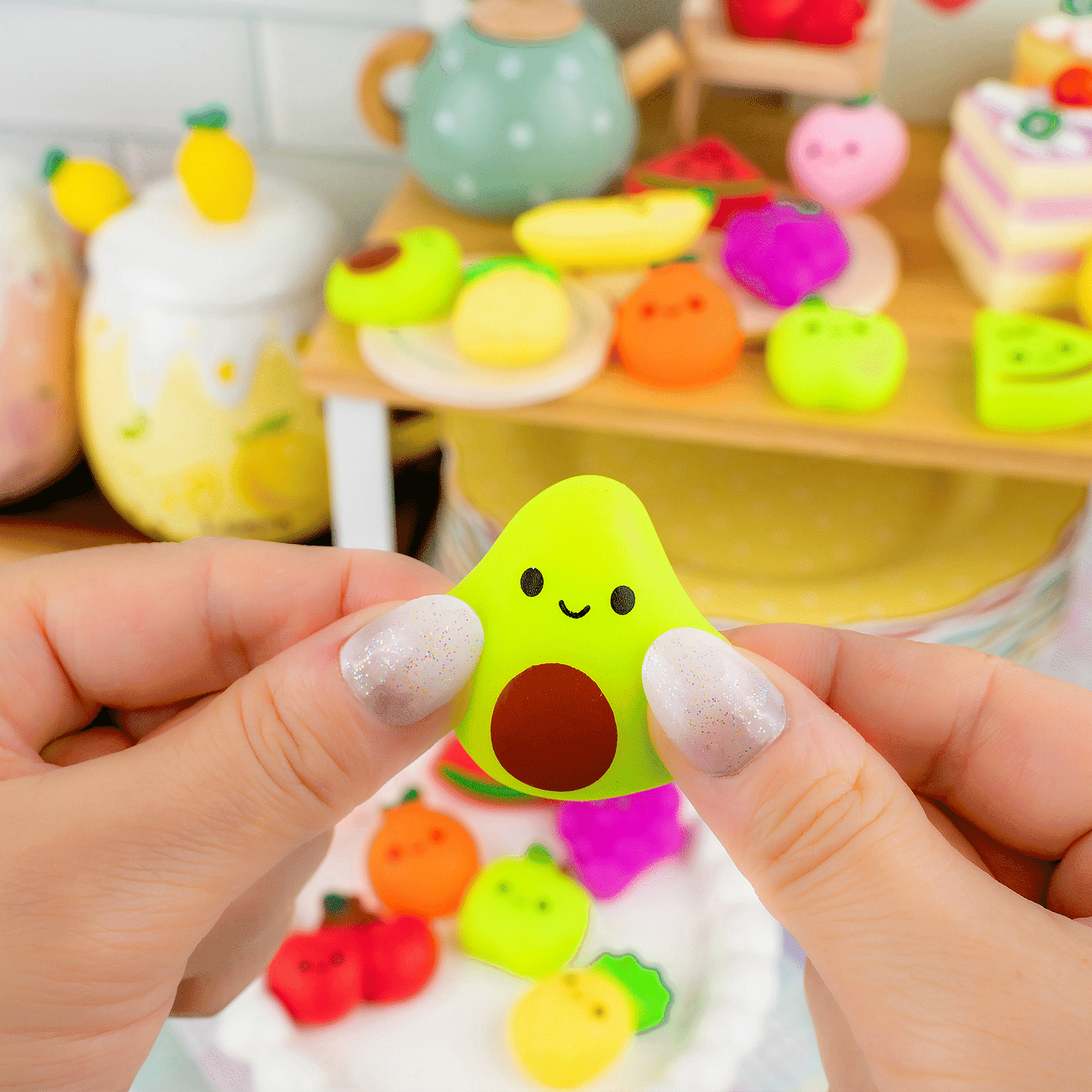 Fruit Mochi Mini Squishy
