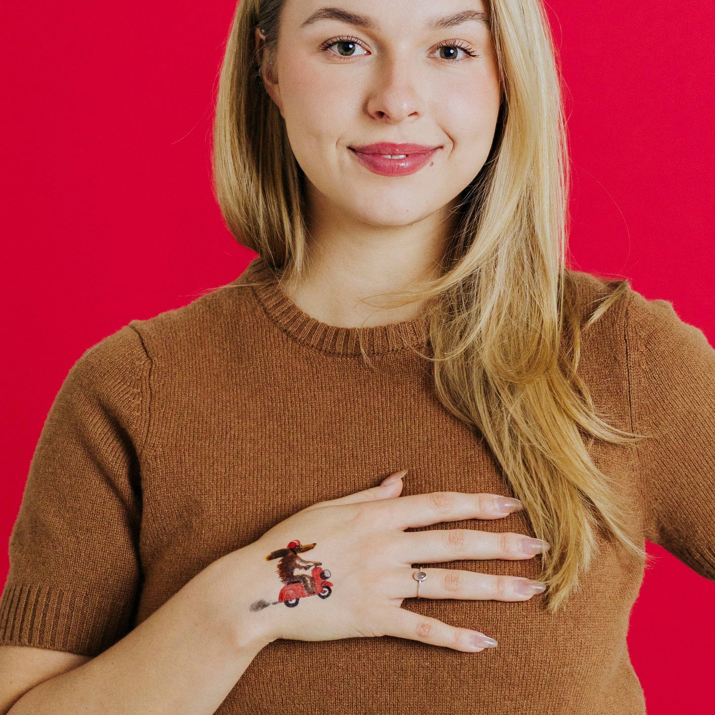 Moto Pup Tattoo Pair