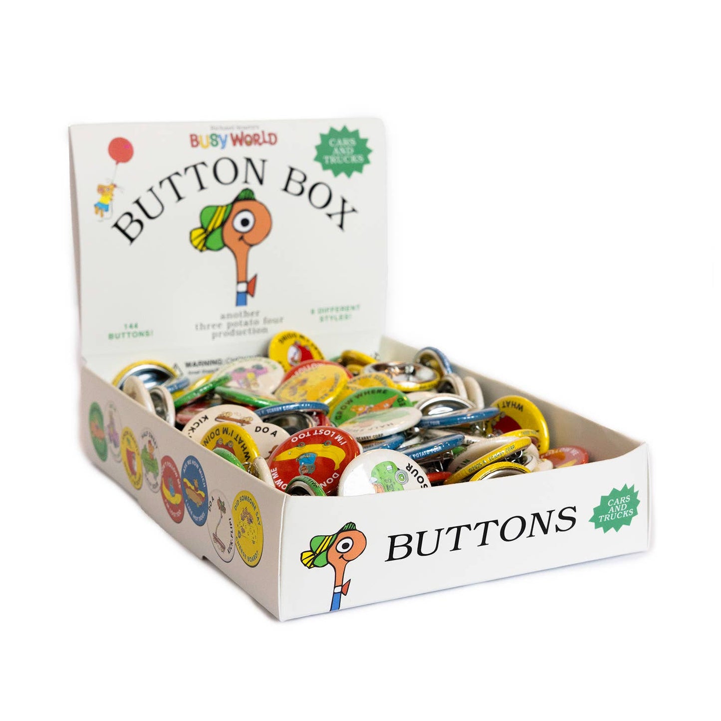 3P4 x Richard Scarry® - Button (Asst)