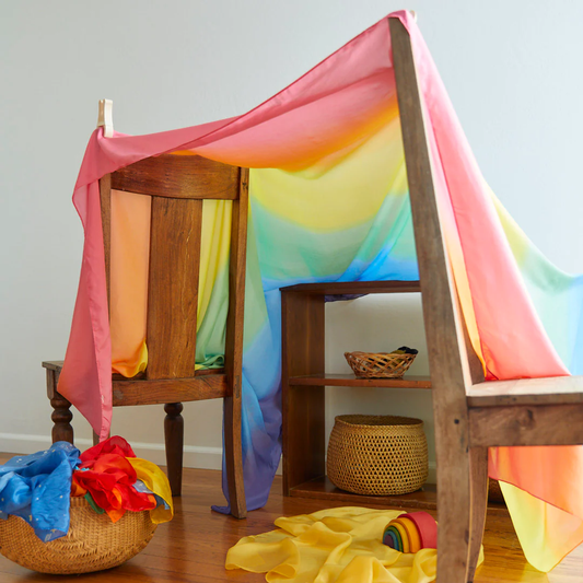 Double Rainbow Playsilk by Sarah's Silks