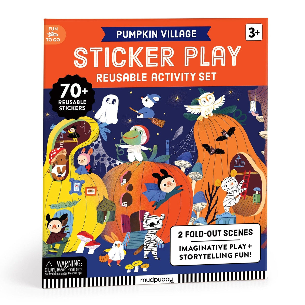 Pumpkin Village Reusable Sticker Activity Set