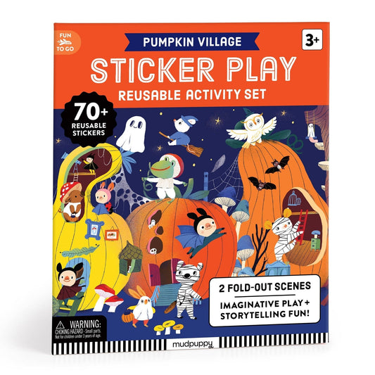 Pumpkin Village Reusable Sticker Activity Set
