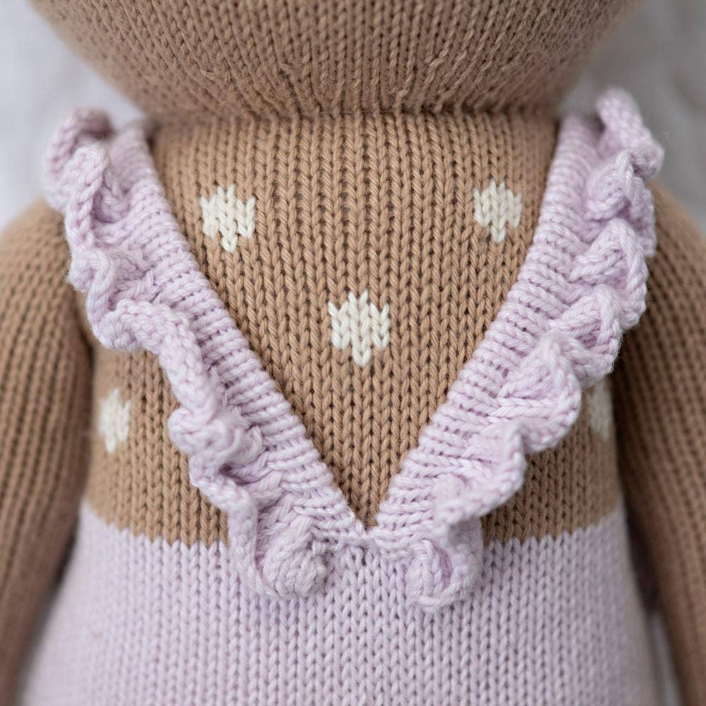 Violet the Fawn Knit Doll - Cuddle + Kind