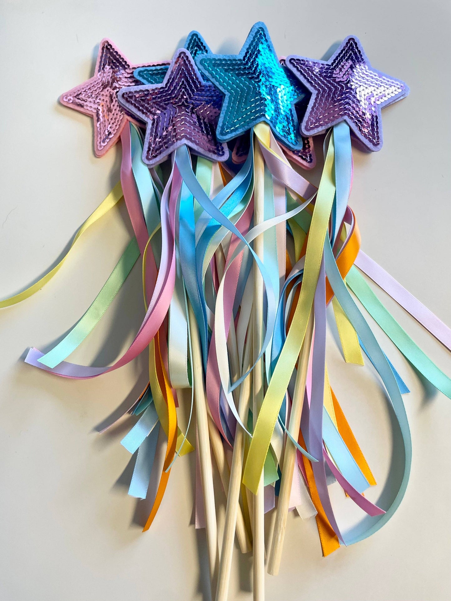 Fairy Princess Ribbon Wand (Asstd)
