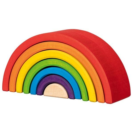 Little Rainbow Wooden Building Blocks