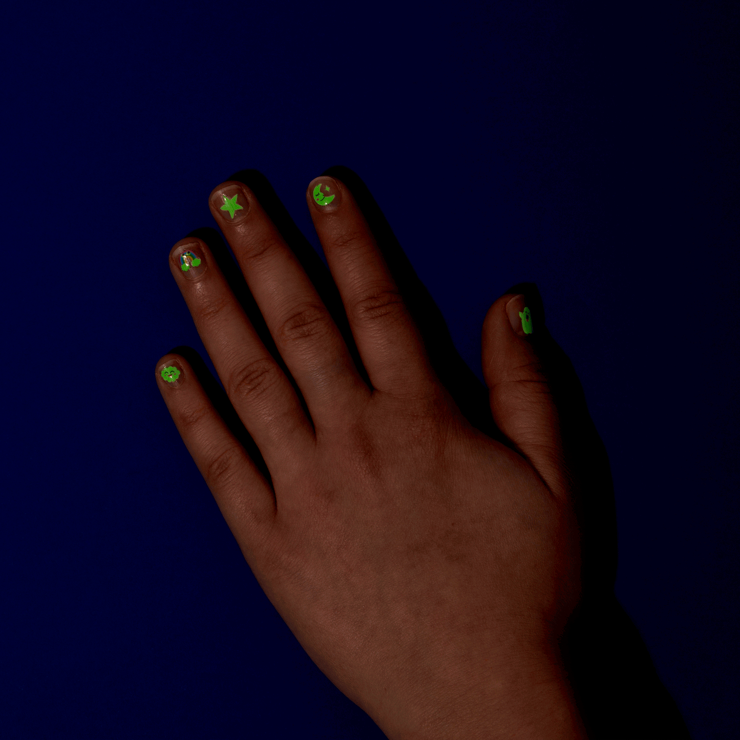 Glow in the Dark Nail Stickers by Omy