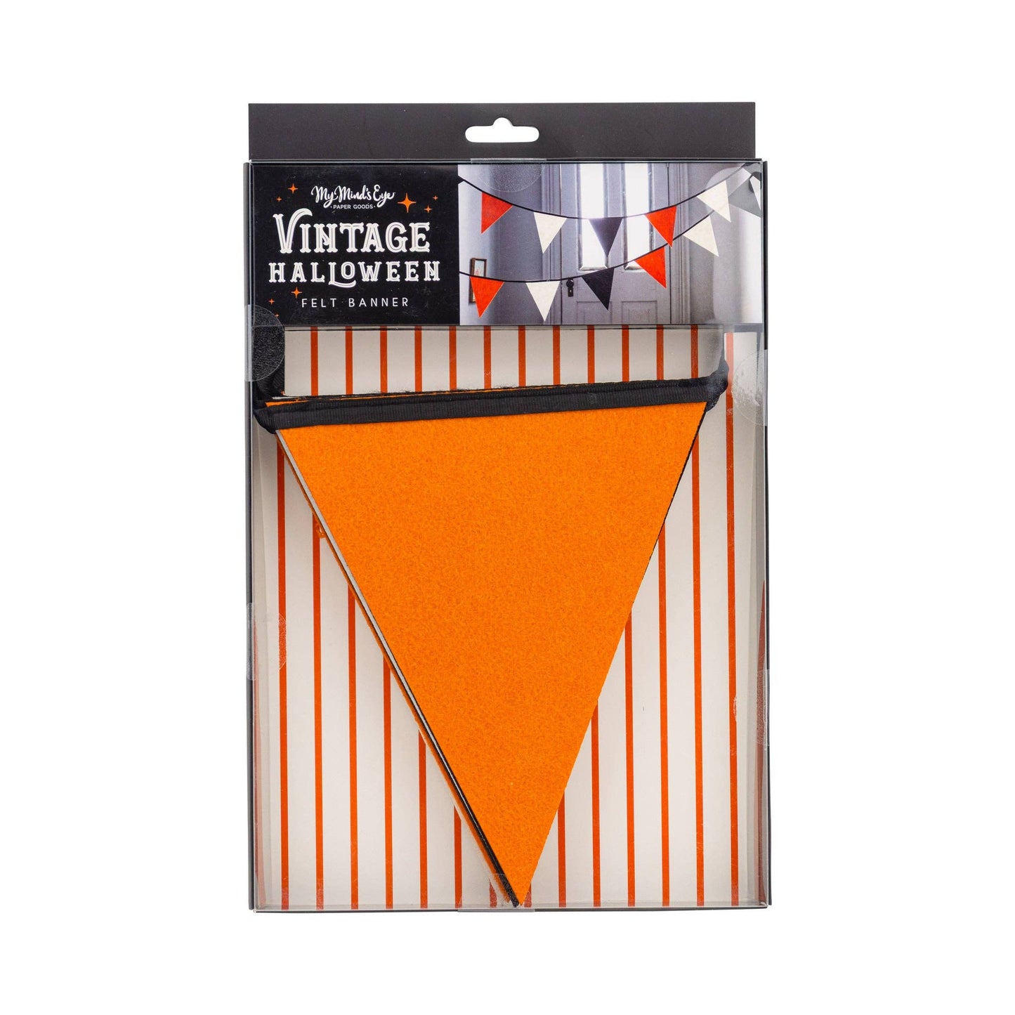 Halloween Colors Felt Pennant Banner