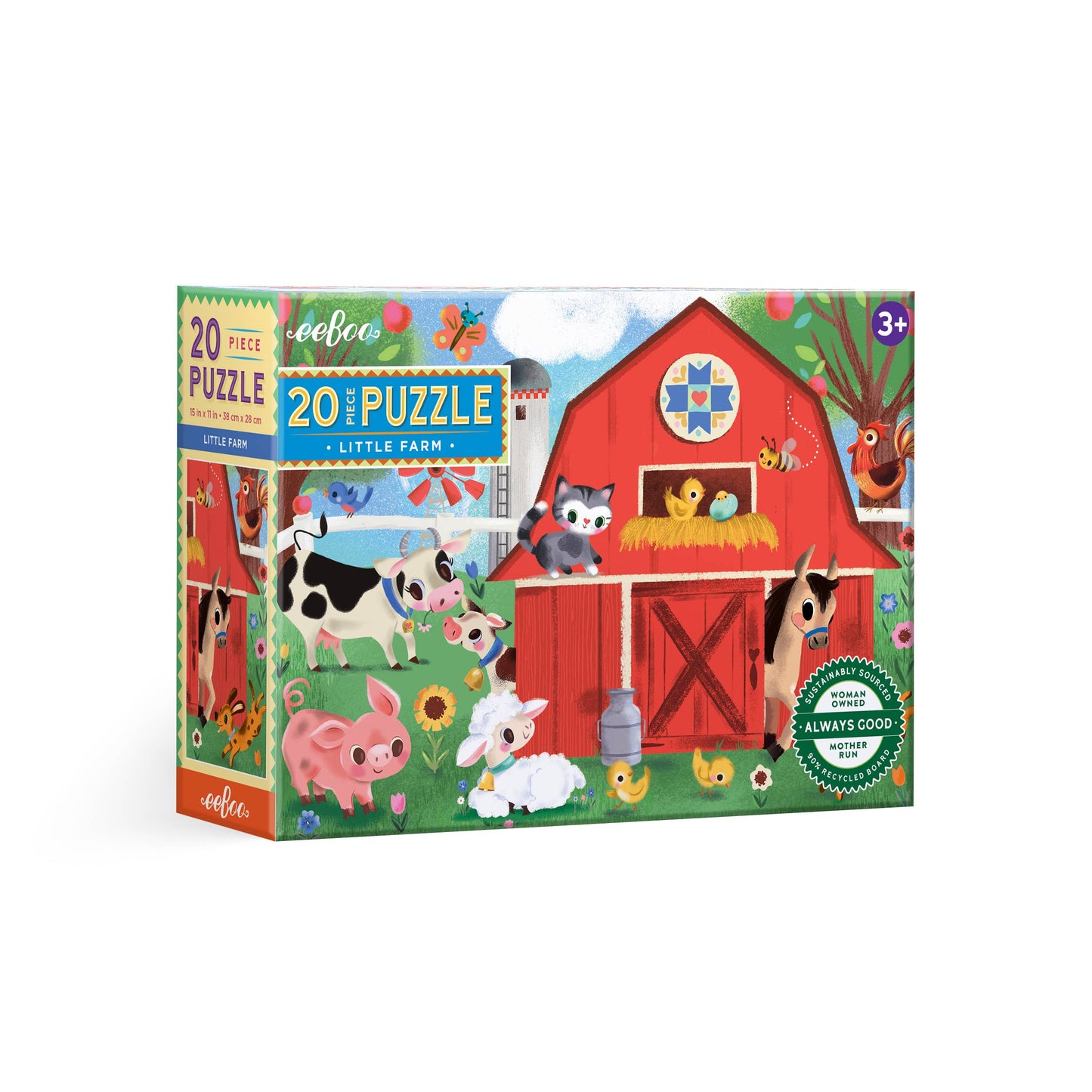Little Farm 20 Piece Rectangular Puzzle
