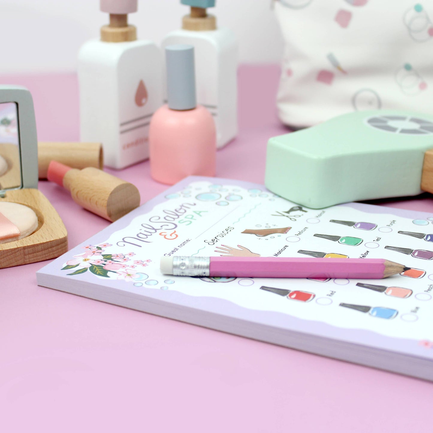 Inklings Tiny Town™ Play Notepad - Nail Salon & Spa
