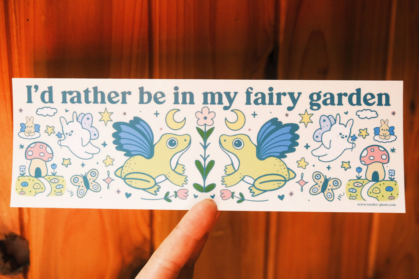 Fairy Garden Bumper Sticker