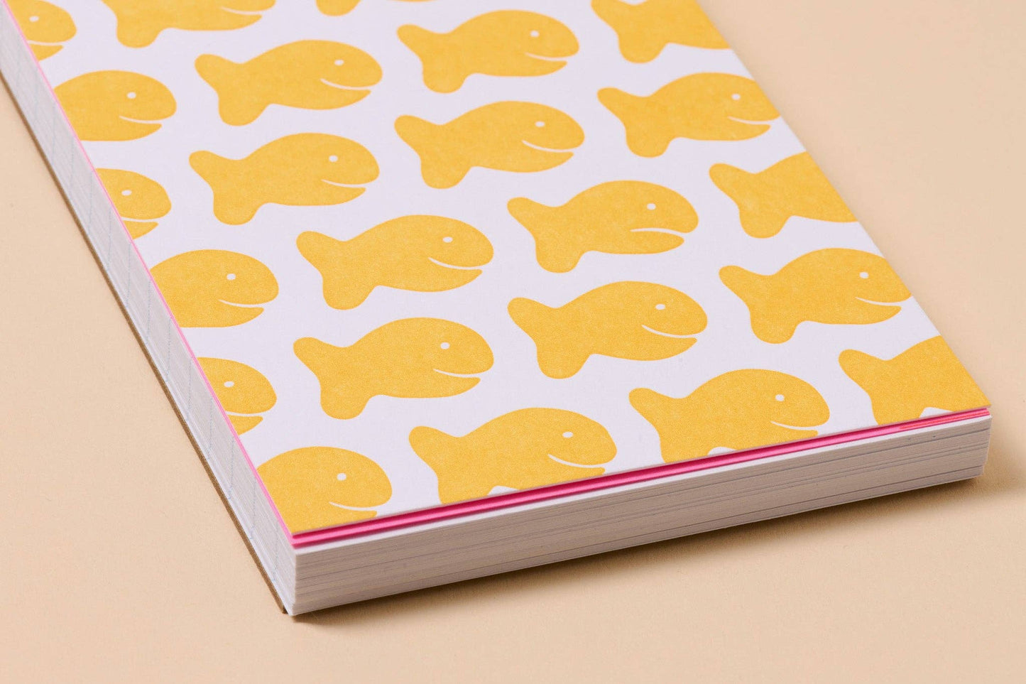 Goldfish Crackers Letterpress Pocket Notebook