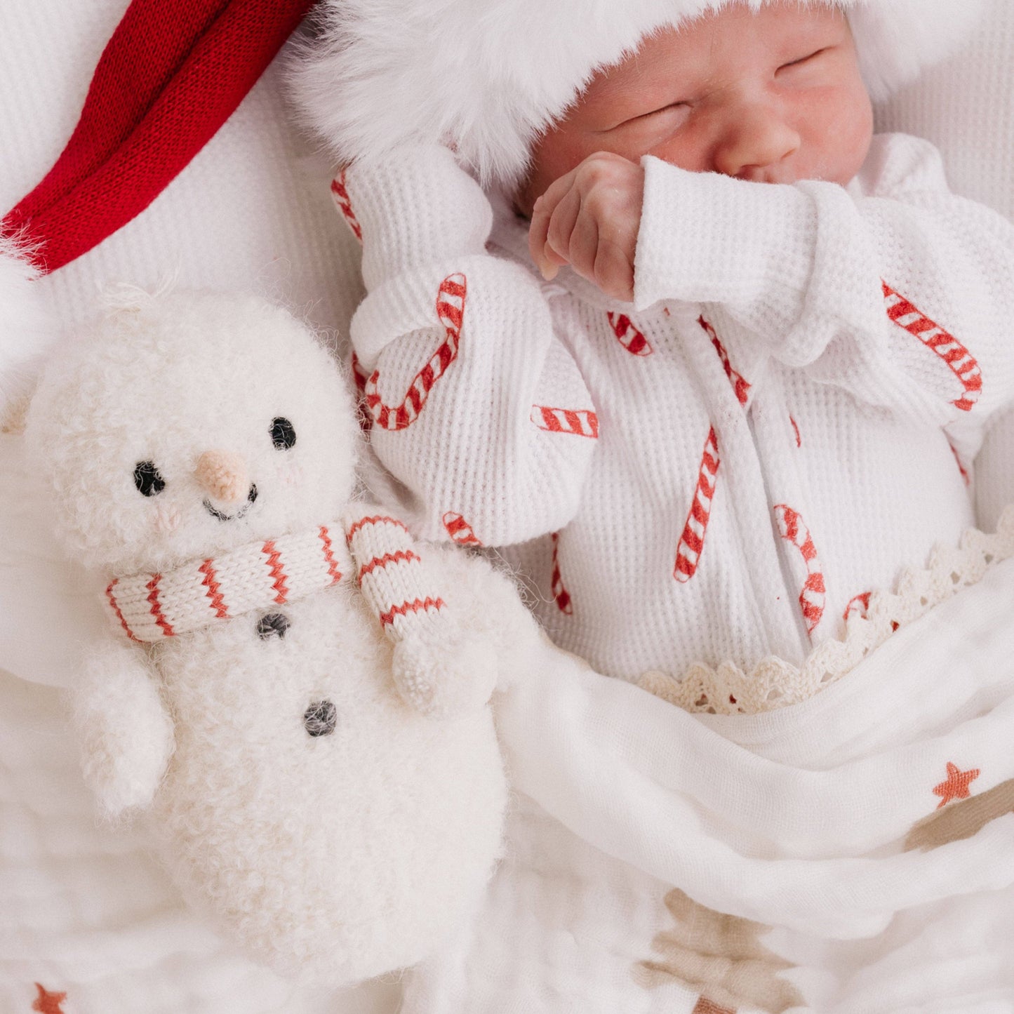 Baby Snowman (Candy Cane Stripe) - cuddle + kind